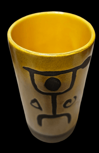 Image 3 of Vintage Kona Hilton Tapa Punch Terra Ceramics Mug FREE SHIPPING!