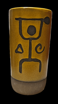 Image 2 of Vintage Kona Hilton Tapa Punch Terra Ceramics Mug FREE SHIPPING!