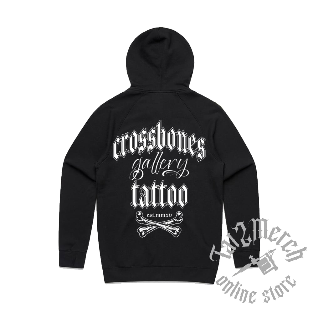 Crossbones Gallery Tattoo 2024 Hoodie