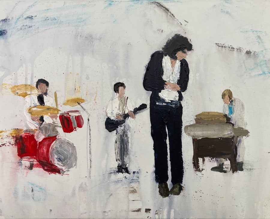 Image of The Doors 16” x 20” original on canvas