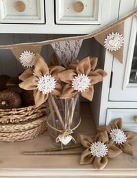 Image 1 of Vintage "Forever Flowers" White