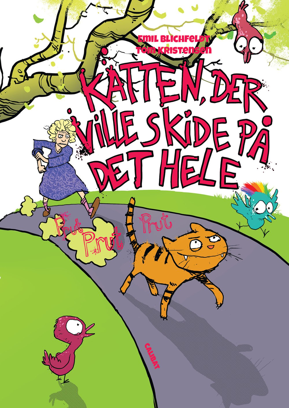 Katten der ville skide på det hele