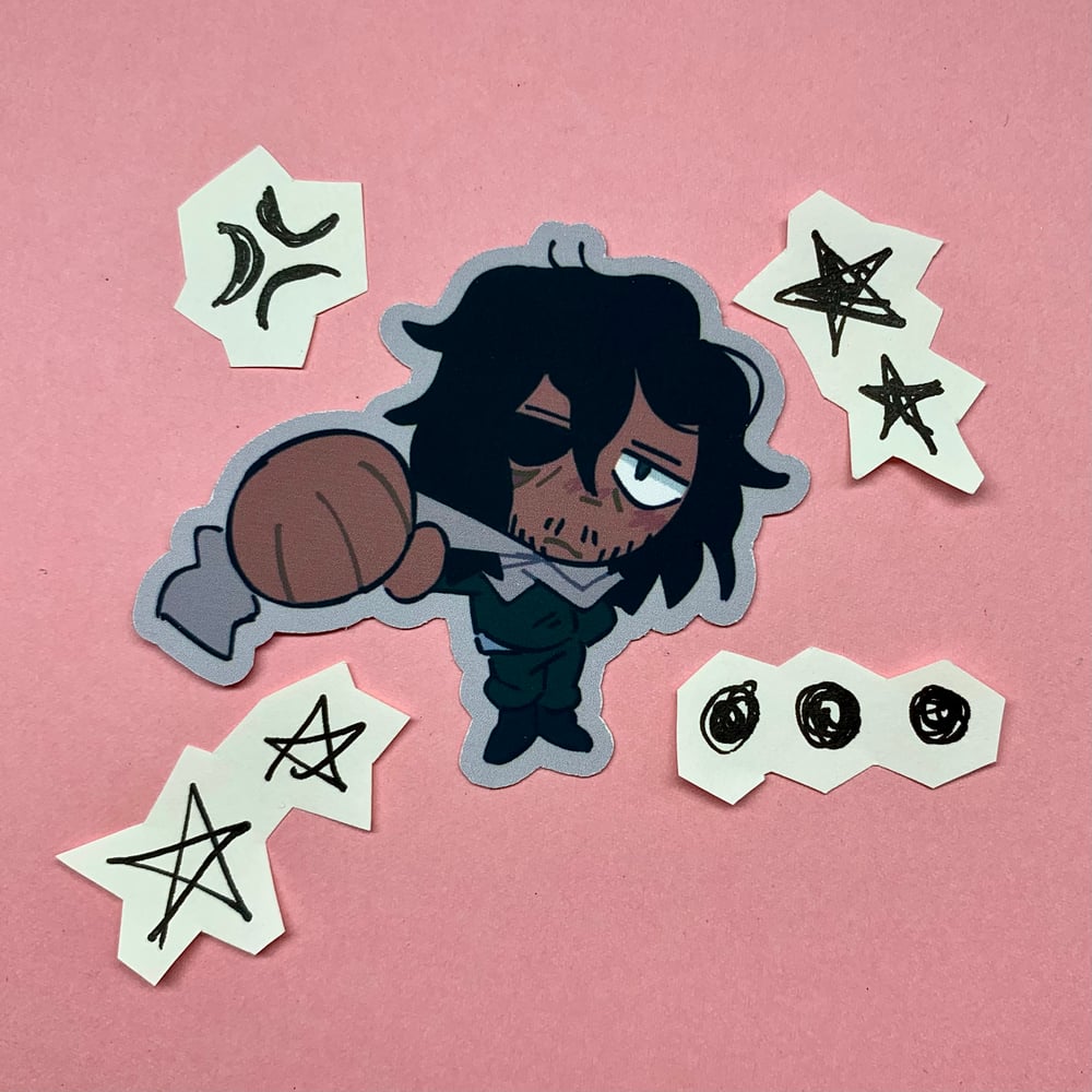 Image of erasermic mha stickers