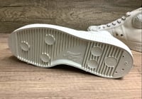 Image 3 of VEGANCRAFT white canvas hi top shoes made in Slovakia 