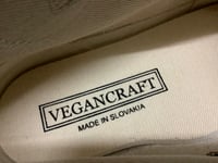 Image 7 of VEGANCRAFT white canvas hi top shoes made in Slovakia 