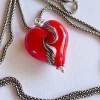 Image 6 of Orange Heart Pendant