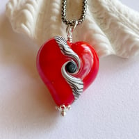 Image 7 of Orange Heart Pendant