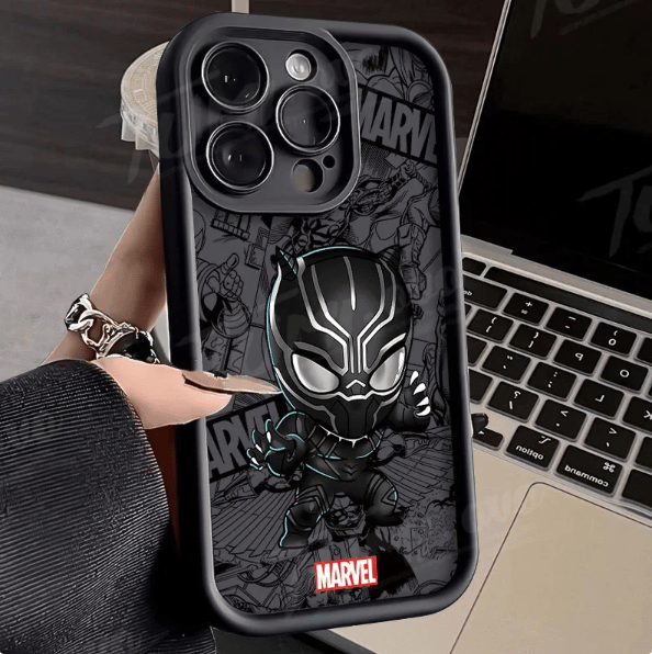 Image of Marvel Soft Silicone Phone Case for iPhone 15 Pro Max to SE 2020