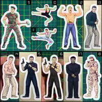 Image 2 of (24) Ultimate Dammage World Character Stickers #1 • Kiss Cut • 3 Sizes