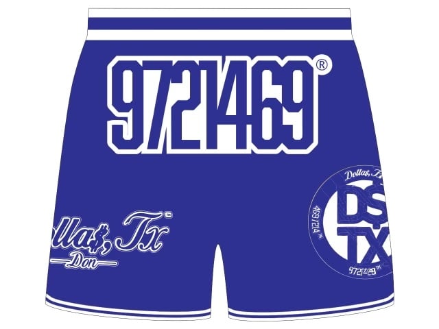 Image of Blue 9721469® Basket Ball Shorts 