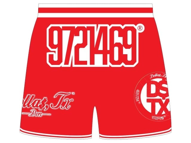 Image of Red 9721469® Basket Ball Shorts 
