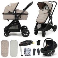 PANORAMA XTI WITH CAR SEAT & ISOFIX BASE - ALMOND - SAVE £100 NOW