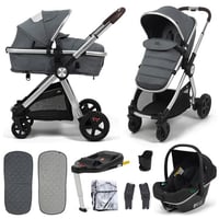 Image 1 of Panorama XTI with Car Seat & Isofix Base - GREY - SAVE £100 NOW