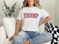 Image 1 of TRUMP Arch College Vintage Unisex garment-dyed heavyweight t-shirt from PatriotsCo