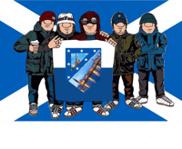 *LAST PACK* 25 ATHLETICO INVERNESS FOOTBALL ULTRA/CASUALS STICKERS 