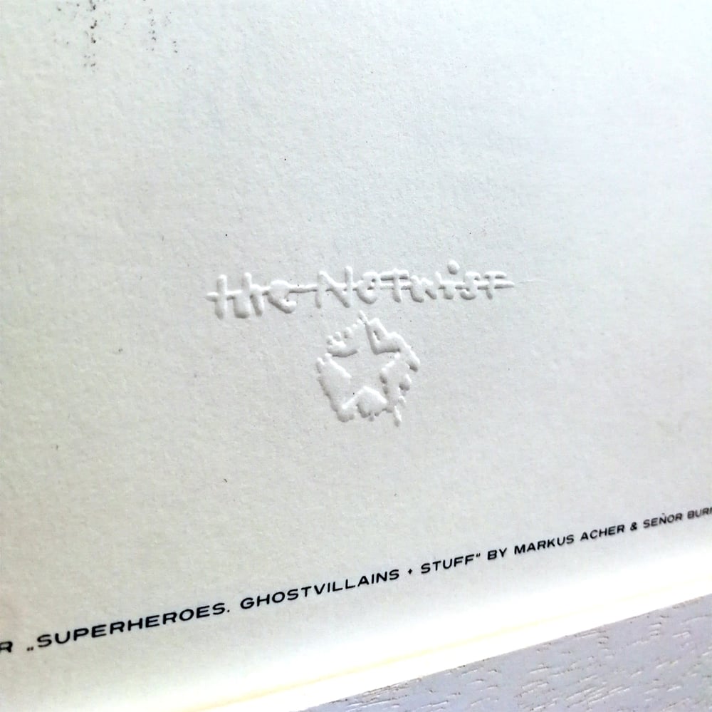 SUPERHEROES. GHOST VILLAINS + STUFF <br>ART-PRINT