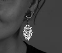 Image 2 of Ear Saddle Hangers - Stainless Steel - Plugs for Stretched Ears, Tunnels - Stainless Steel 316L