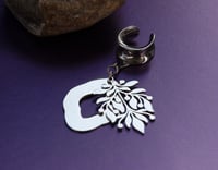 Image 3 of Ear Saddle Hangers - Stainless Steel - Plugs for Stretched Ears, Tunnels - Stainless Steel 316L