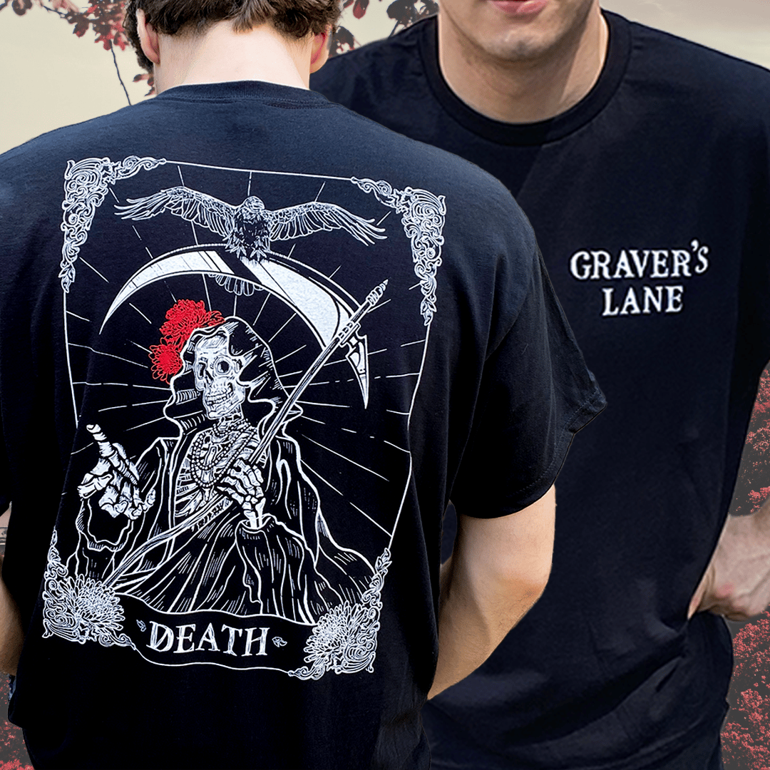 Image of Death Tarot Card T-Shirt