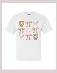 Coquette Bow Baseball