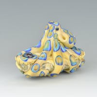 Image 6 of XXXL. Venomous Blue Ringed Octopus - Flameworked Glass Sculpture