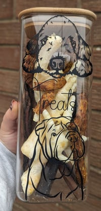 Custom Dog Treat Jar