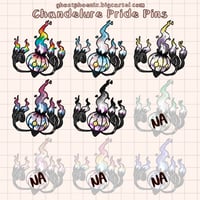 Image 4 of Chandelure Pride Pins 