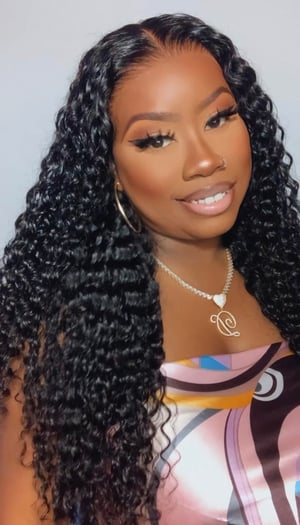 Image of Deep Wave 13”x4” Lace Front Wig in 24”