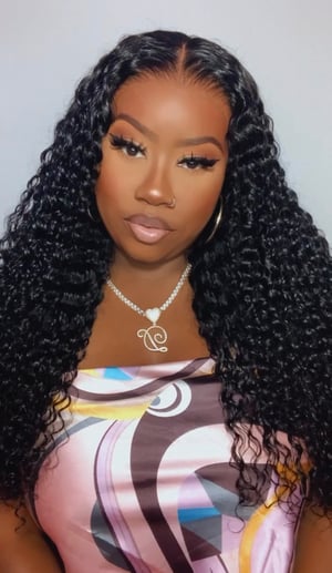 Image of Deep Wave 13”x4” Lace Front Wig in 24”