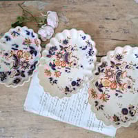 Image 4 of Wonderful Little Antique Frilly Dishes 