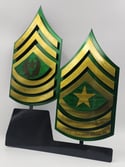 SERGEANTS MAJOR ACADEMY MEMORABILIA WALL MOUNT PLAQUE