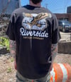 Black Riverside Eagle Tee