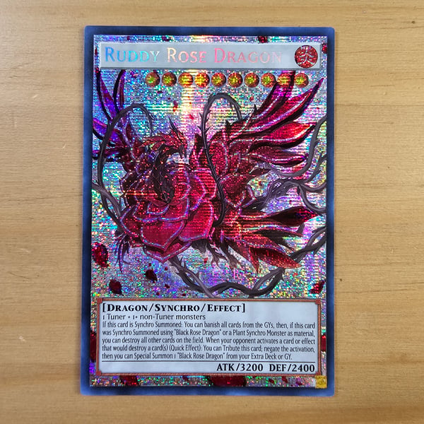 Image of Ruddy Rose Dragon Extended Art Card