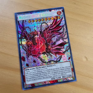 Image of Ruddy Rose Dragon Extended Art Card