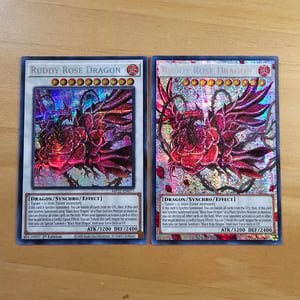 Image of Ruddy Rose Dragon Extended Art Card