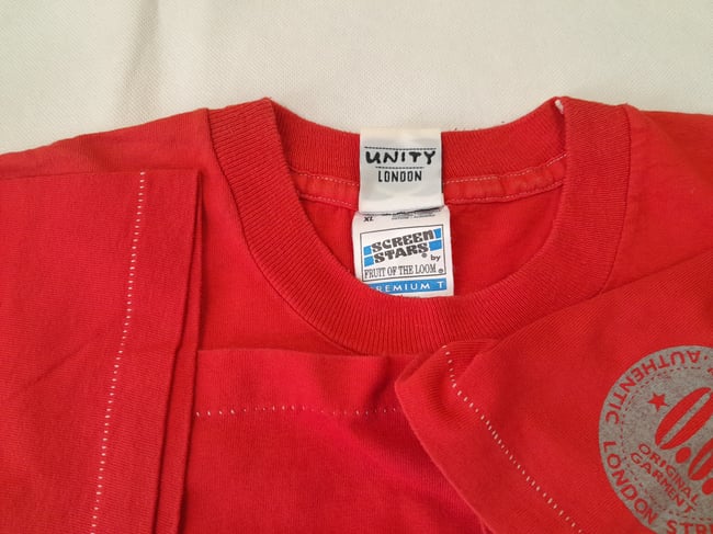 1995 Unity Records London T-Shirt