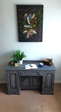 Image 3 of Old Charm French Style Writing Desk.