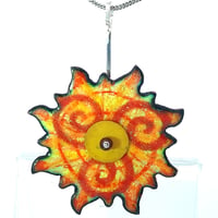 Image 1 of Triskelion Sun Necklace