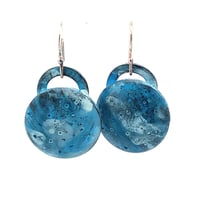 Sky and Cloud Disk Earrings