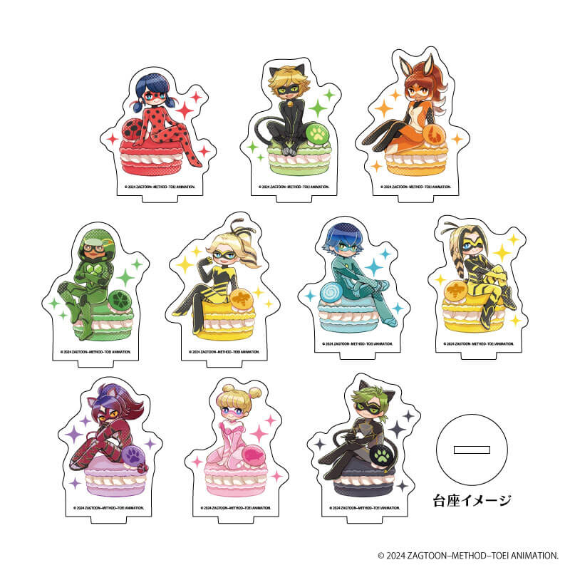 Image of Offical Miraculous Ladybug Acrylic Stands