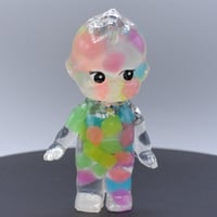 Image 2 of Kilos Kewties Glow in the Dark Pride Flag Disco Ball Double Cast Resin Figure