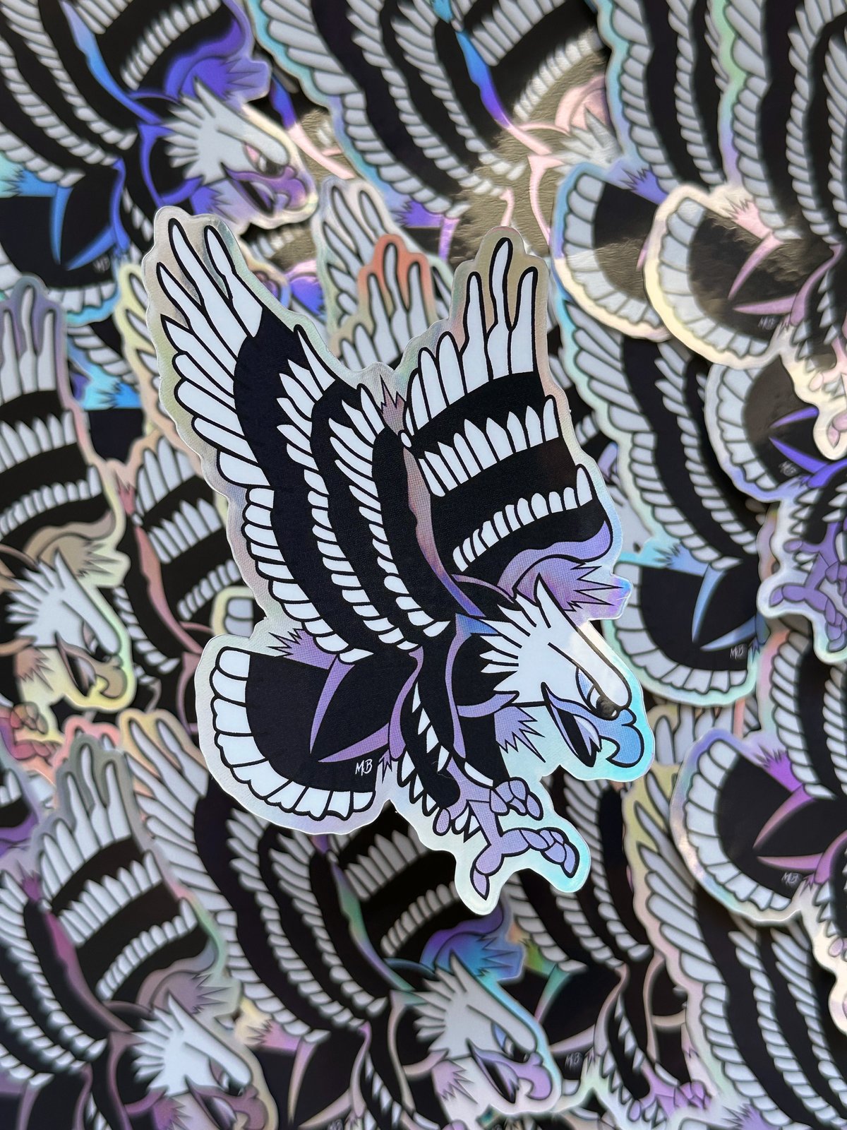 MB Eagle Logo Sticker