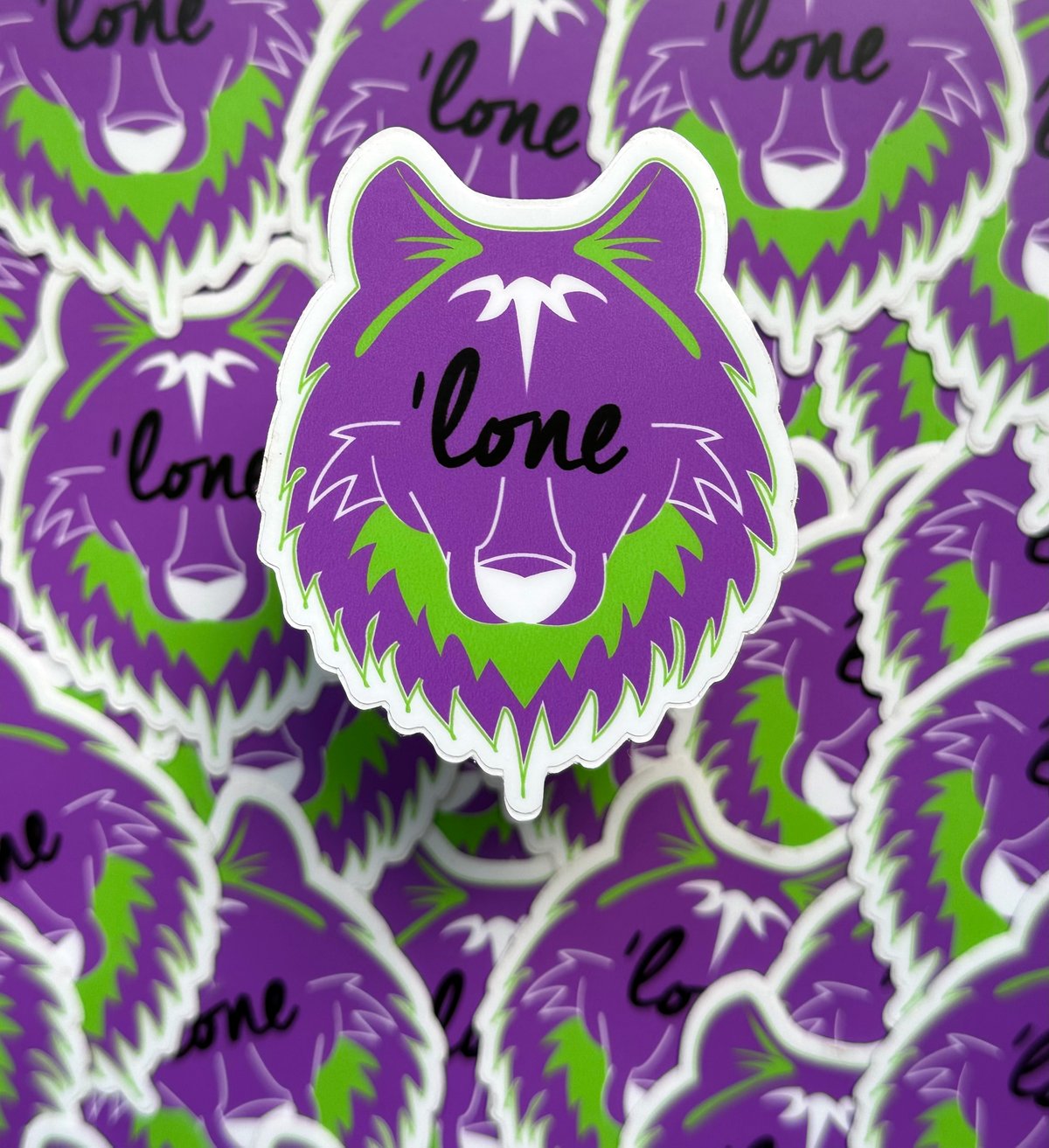 'Lone Wolf Sticker