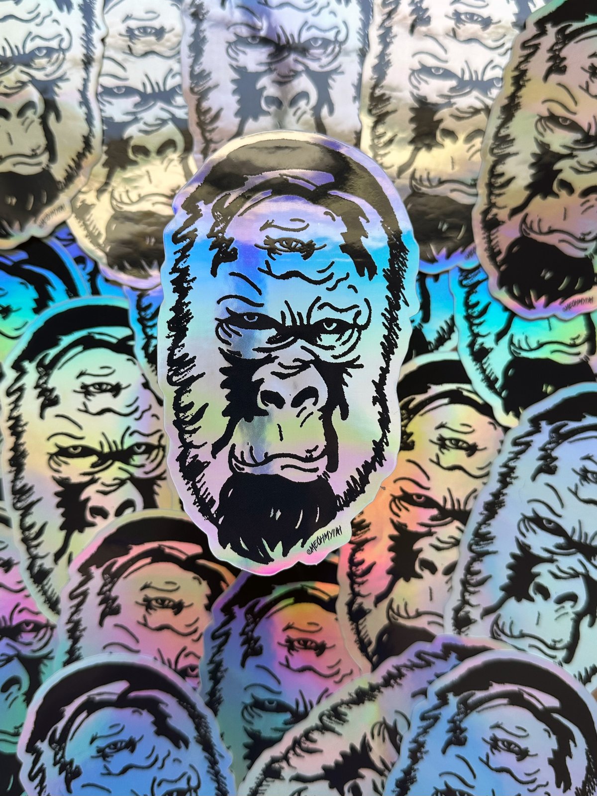 Third Eye Gorilla Sticker