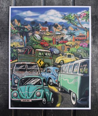 Slug Bug Cruisin' 11" x 14" Art Print