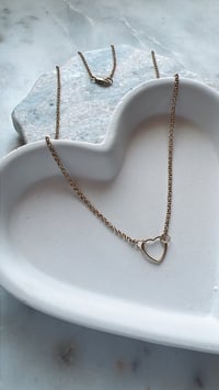 Image 1 of Simple hearts necklace