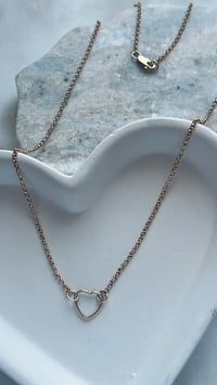 Image 2 of Simple hearts necklace