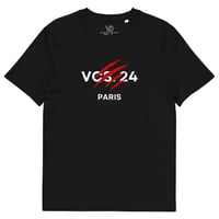 Image 1 of VCS Paris Tiger Est 24 Designer Luxury Modern Unisex Organic Cotton Graphic Fashion T-Shirt
