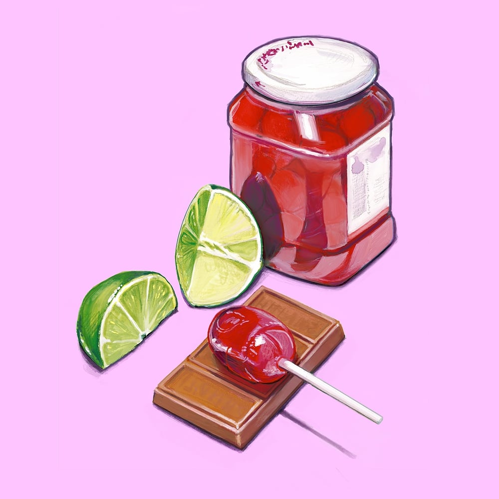 Image of Cherry Chocolate Print