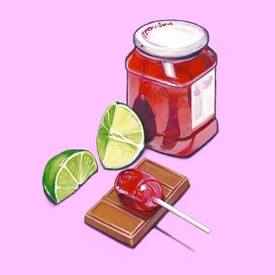 Image of Cherry Chocolate Print